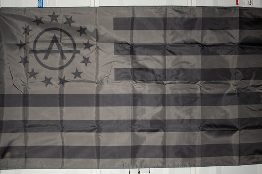 Black Anarcho Betsy Double Sided Flag