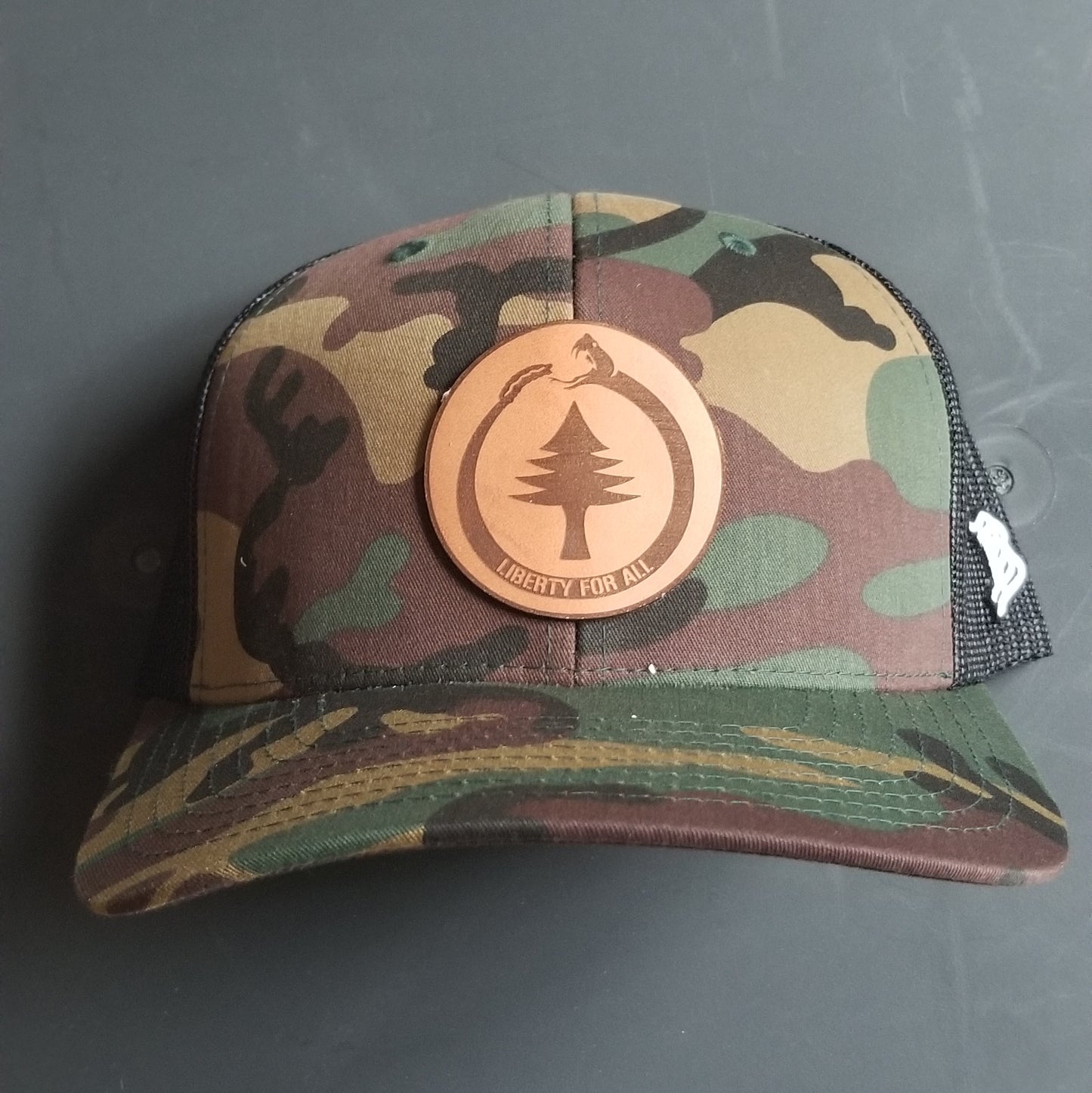 Liberty for All Leather Patch Hat
