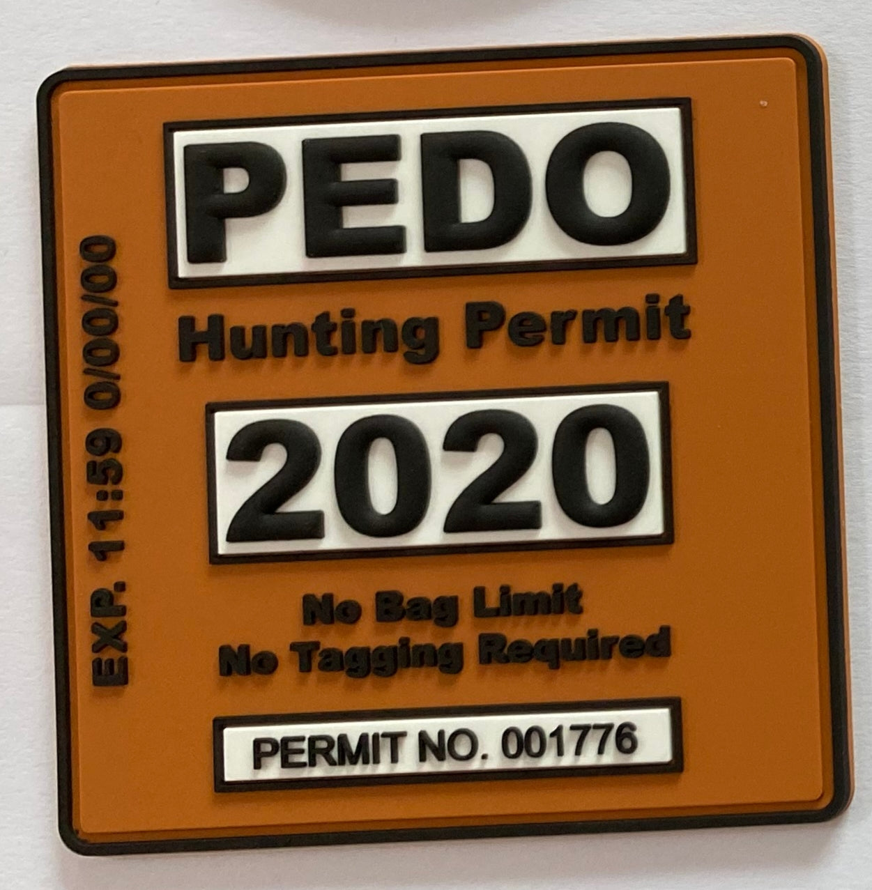 Hunting Permit PVC Patch