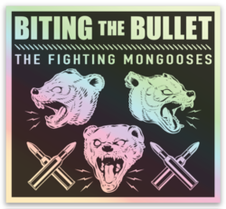 Fighting Mongooses Holographic Sticker