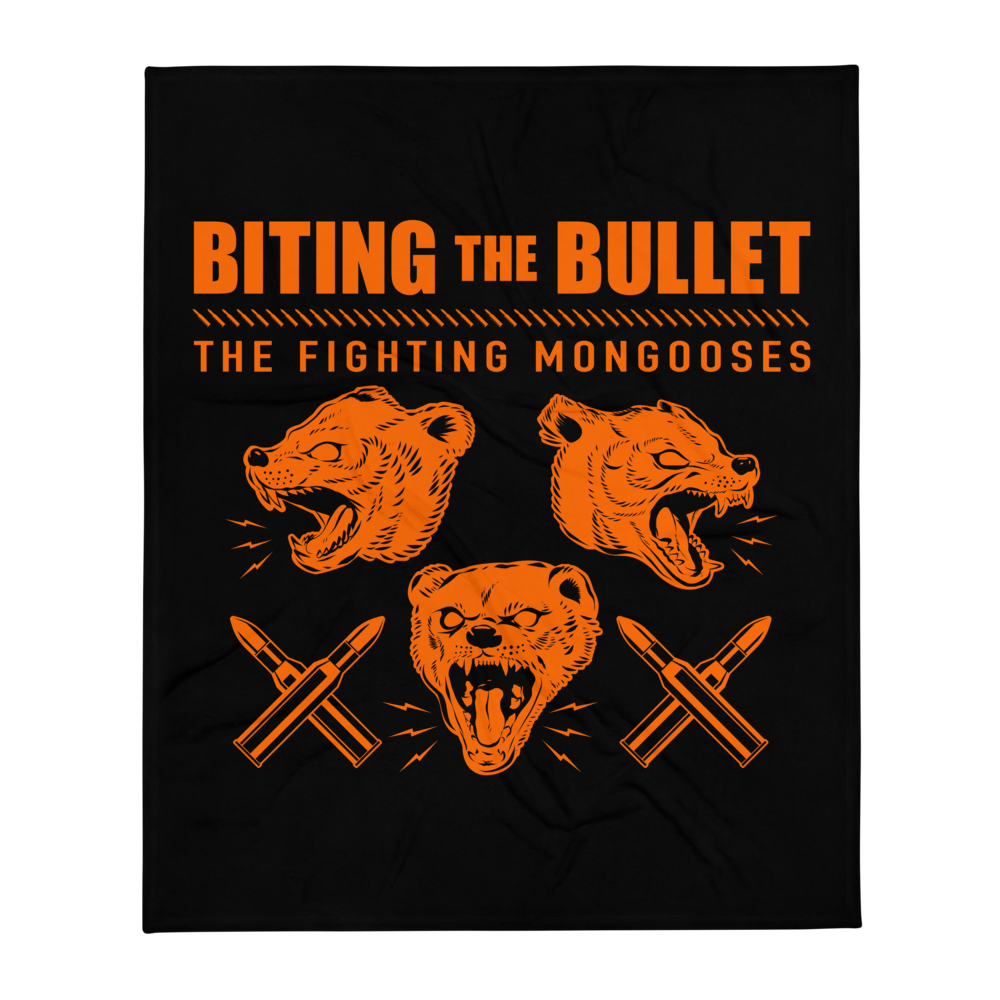 Fighting Mongooses Throw Blanket