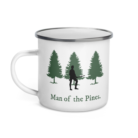 Man of the Pines Enamel Mug