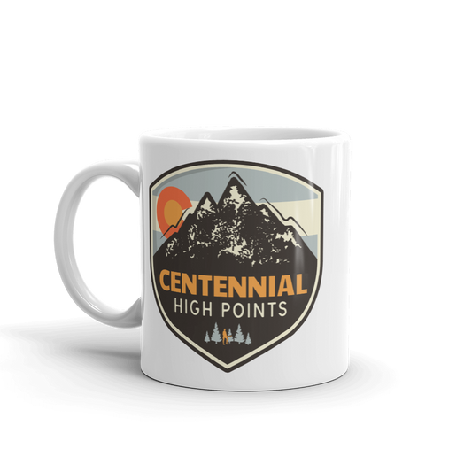 Centennial High Points Shield Mug