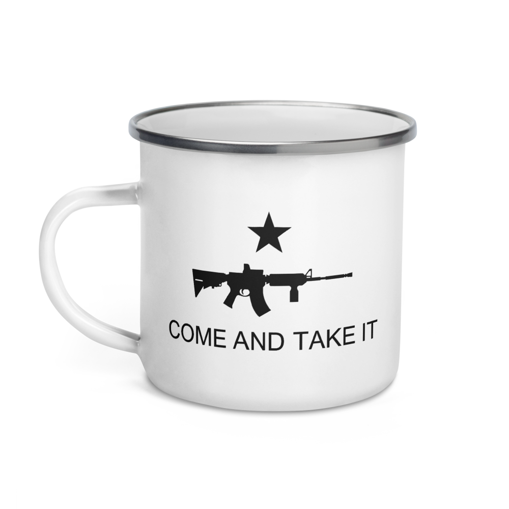Come & Take It M4 Enamel Mug