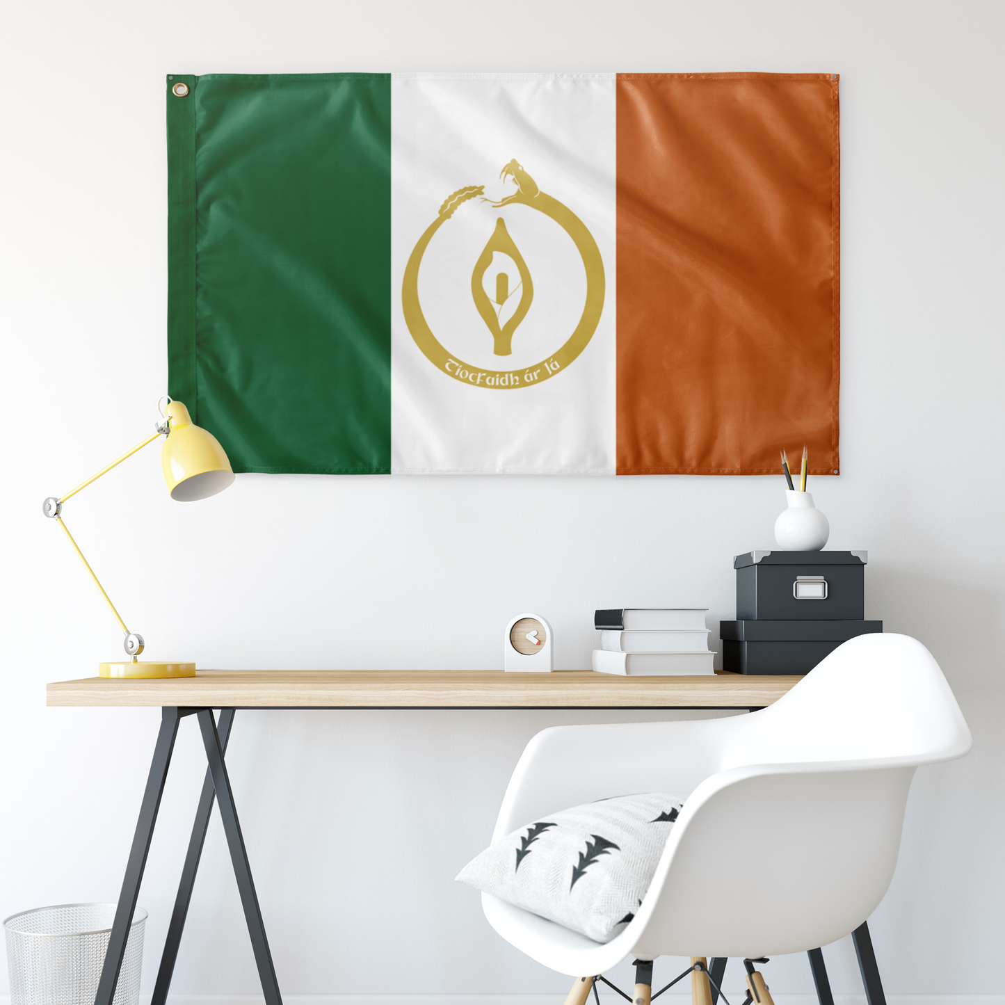 Easter Lily Single Sided Wall Flag