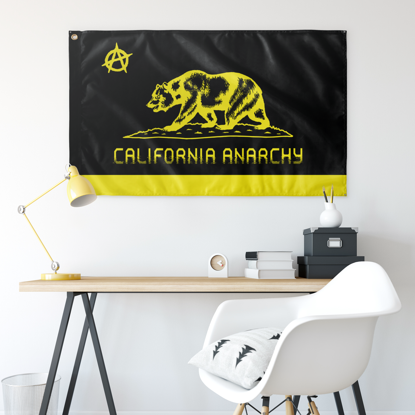 CA Ancap Single Sided Wall Flag